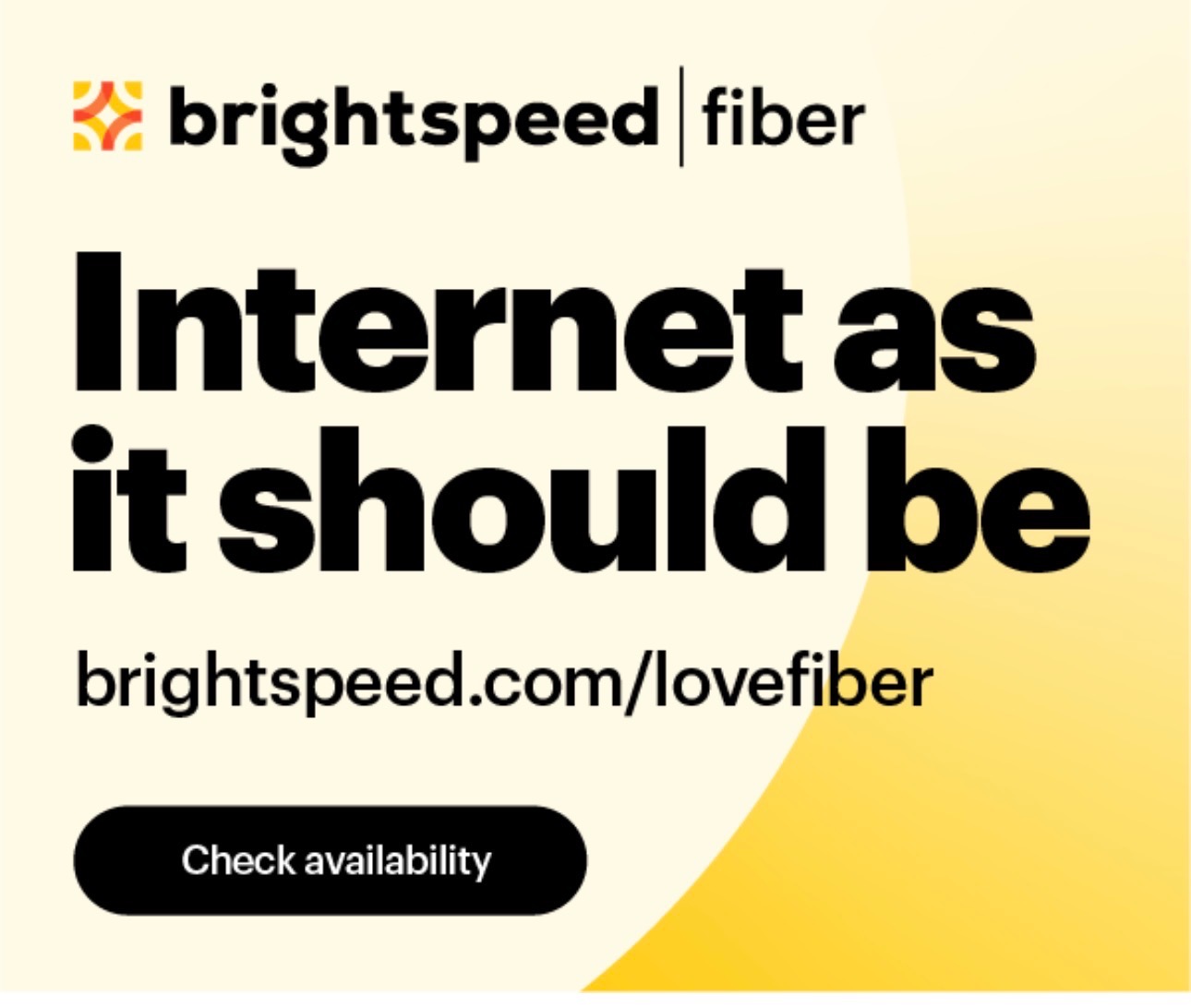 Brightspeed Fiber — Internet as it should be. Check availability.